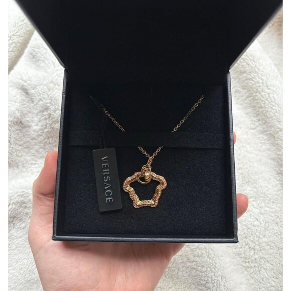 Versace Gold Bijoux Medusa Outline Chain - Picture 2 of 4